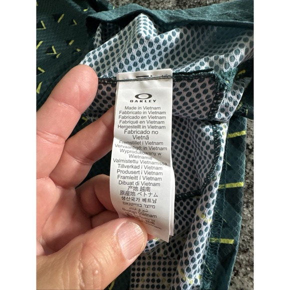 Oakley Flow 3/4 Jersey Men's T-Shirt, Hunter Green Large Single Pocket New #541 - Picture 7 of 12